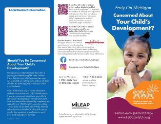 Thumbnail image of English Early On Child Development Brochure