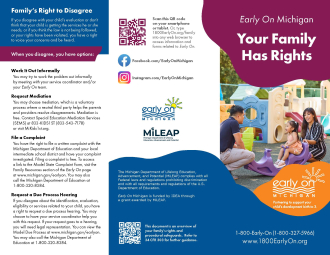 Thumbnail image of English Your Family Has Rights Brochure
